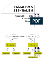 PERENNIALISM & ESSENTIALISM - Elda Nursyarafina