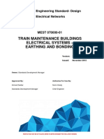 Electrical Earthing and Bonding Standard for Train Maintenance Buildings