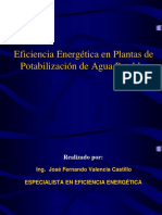 Eficiencia Energetica en en Plantas de Potabilizacion de Agua