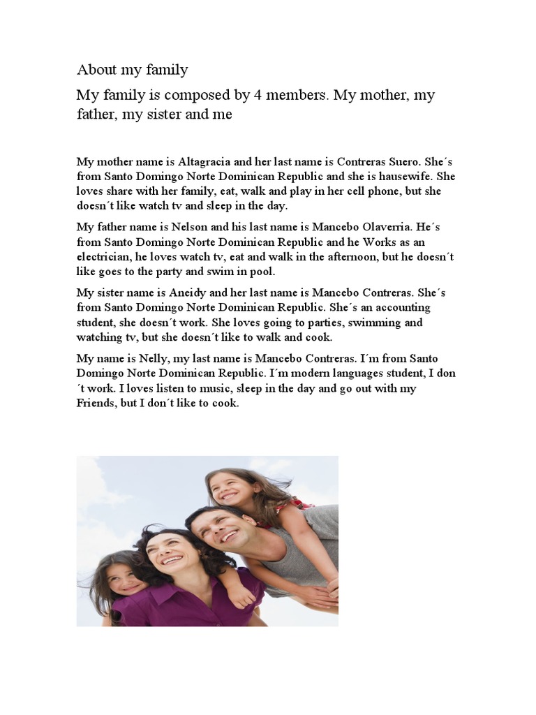 Family from Santo Domingo Norte | PDF | Art