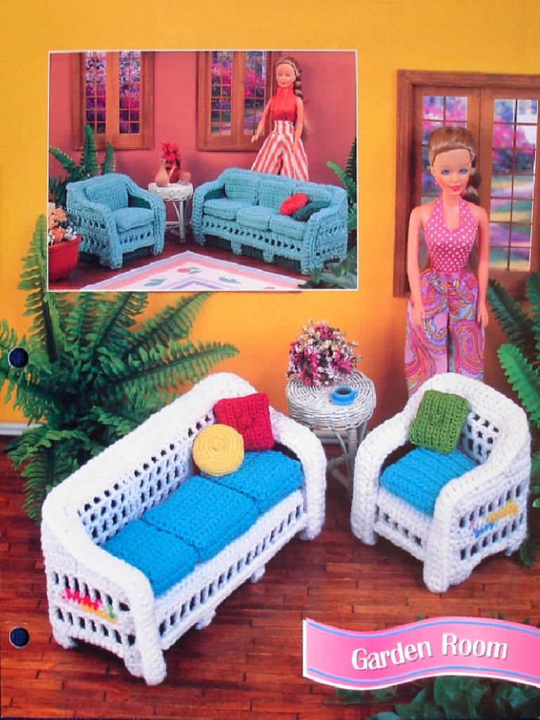 Annies Fashion Doll Crochet Club Garden Room PDF