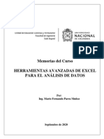 Manual Herramientas Análisis de Datos - UNIVERSIDAD NACIONAL