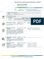 LECTURA ELECTRÓNICA SIMPLIFICADA DE CERTIFICADO DE TRADICIÓN Y LIBERTAD PARA INMUEBLE EN VILLAVICENCIO