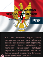 Hak Dan Kewajiban Negara/ Pemerintah: Pendidikan Warganegaraan