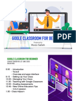 Goole Classroom For Beginner: Muizz Salleh