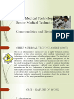 Chief Medical Technologist and Senior Medical Technologist Presentation