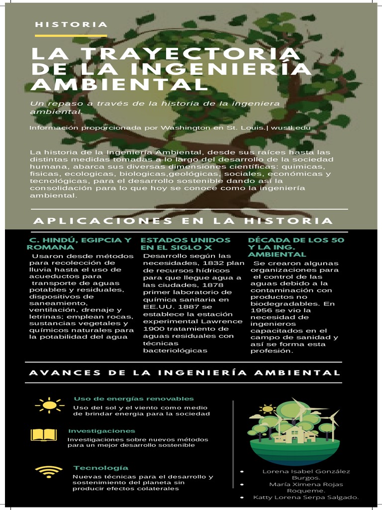Historia de La Ingeniería Ambiental PDF Ingeniería Ambiental Ingeniería