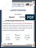 Certificate For Rajamanickam S For - Feedback On Online Webinar ... - PDF