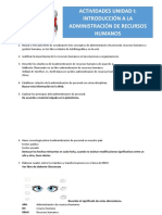 Actividades Unidad I ADM 243, 244 Y 245 PDF