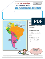 El Perú en América del Sur y sus regiones