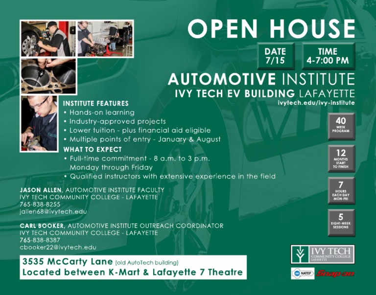 Ivy Tech Automotive Institute Overview | PDF