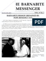 The Barnabite Messenger Vol.37 No.1 - Winter 2007