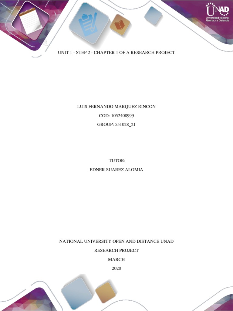Step - 2 - Chapter 1 of A Research Project | PDF | Inclusion (Education ...