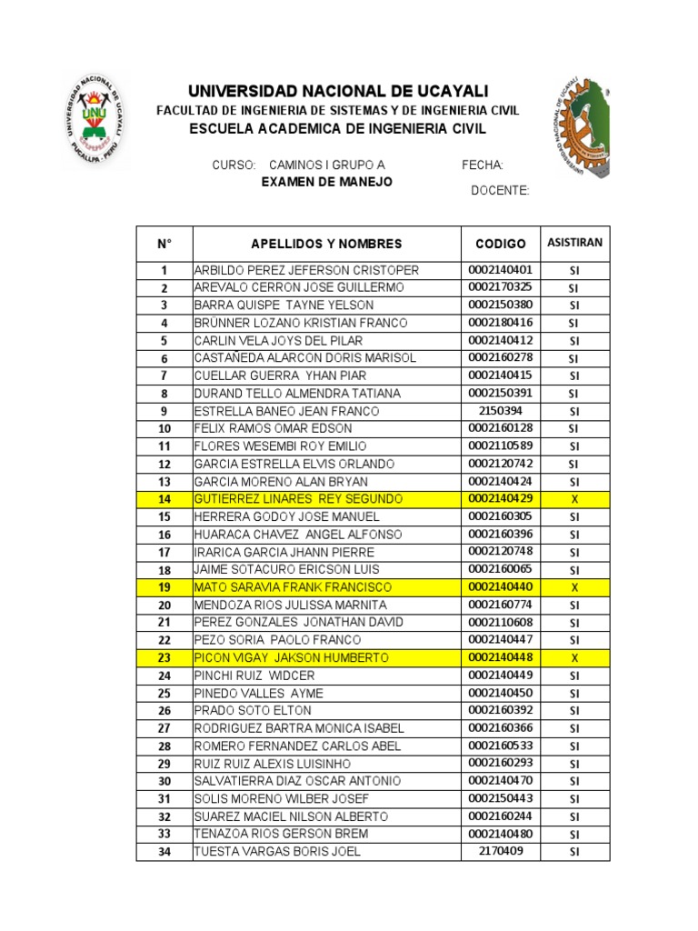 Examen de Manejo Ga PDF