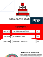 Kekuasaan Eksekutif