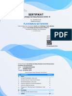 Sertifikat: Flavianus Setiawan