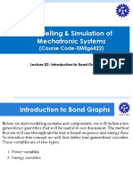 Introduction to Bond Graphs Modelling & Simulation of Mechatronic Systems Lecture