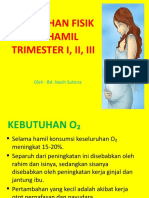 Kebutuhan Fisik Bumil Trimester 1 2 3