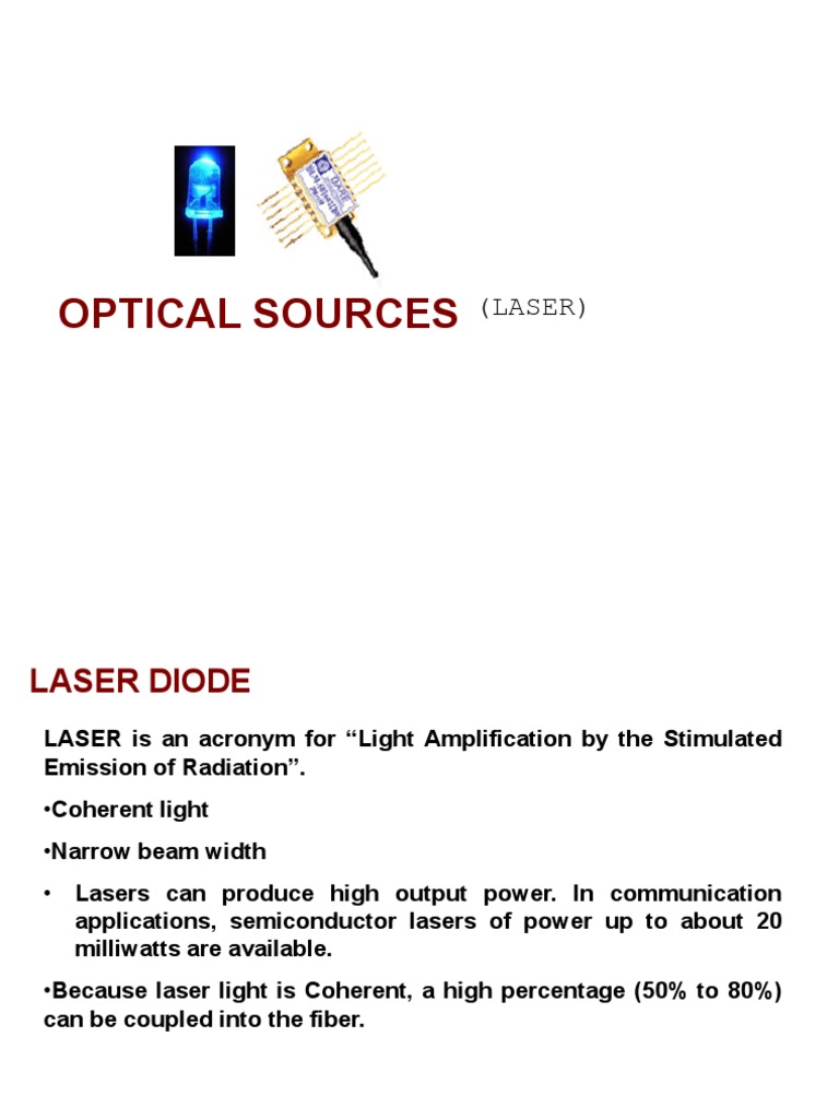 An Overview of Laser Diode Operation and Applications Population