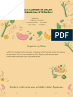 Peranan Agrobisnis Dalam Pembangunan Pertanian