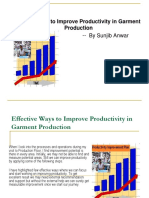 Effective Ways To Improve Productivity in Garment Production