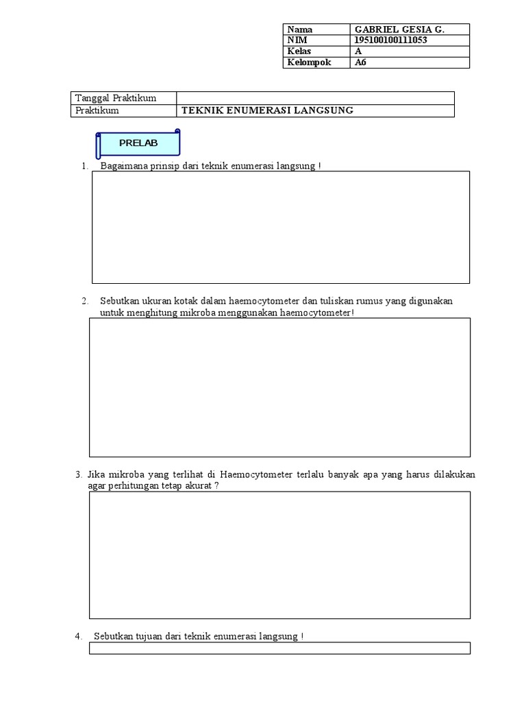 Praktikum Teknik Enumerasi Langsung | PDF