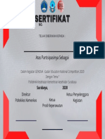 Sertifikat Lomba