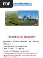 Week 3 - Botswana Case Study: Economic and Development Problems in Africa