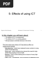 5-Effects of Using ICT: Engineer Amina Dessouky Information & Communication Technology 1