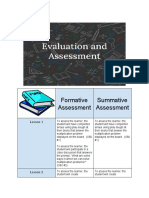 educ 310 math- evaluation and assessment