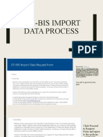 DTI-BIS Import Data Process 2020