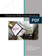 Cleanroom Wall System Brochure: Mayair Manufacturing (M) SDN BHD