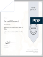 Saransh Maheshwari Certificate PDF