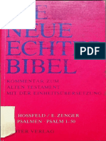 (Neue Echter Bibel - Kommentar Zum Alten Testament 29) Frank-Lothar Hossfeld, Erich Zenger - Die Psalmen I. Psalm 1-50-Echter Verlag (1993) PDF