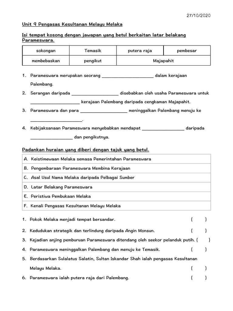 Latihan Unit 9 Pdf