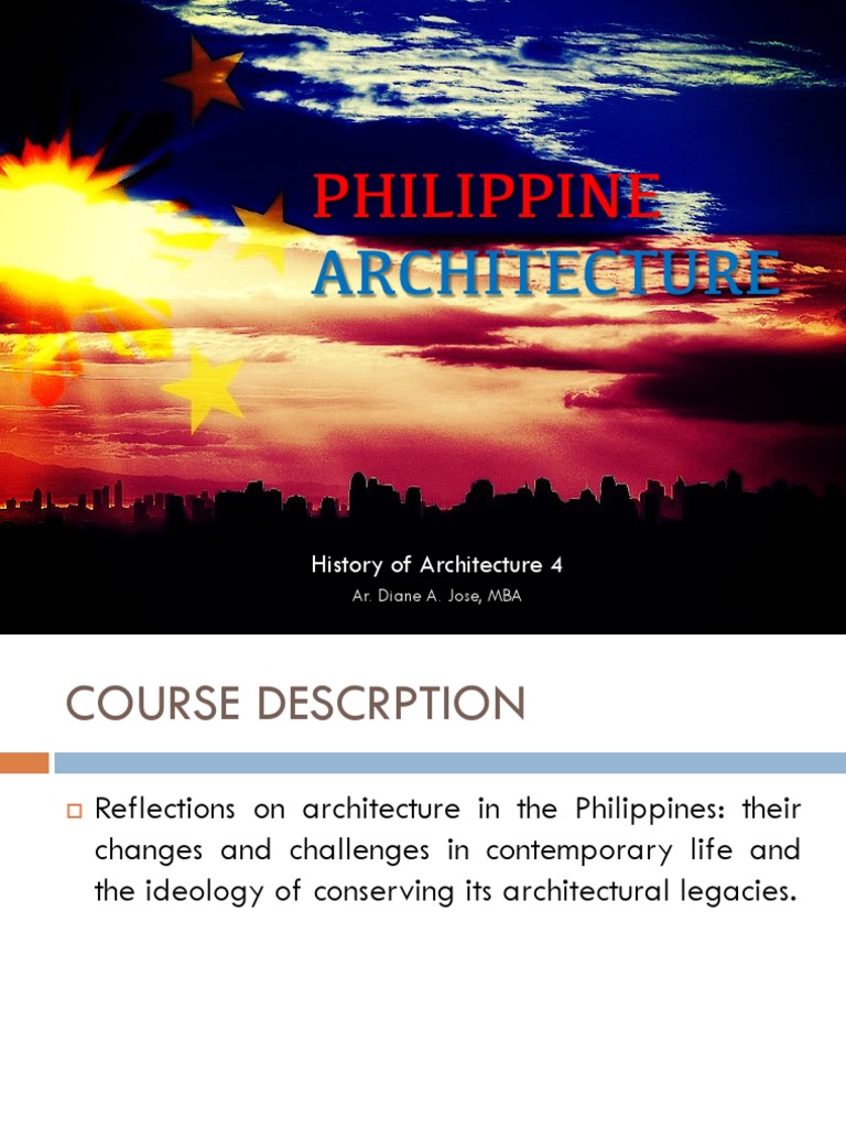 1 Philippine Architecture PDF | PDF | Languages