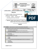 Omareyah School English Language Department Handout Form