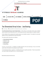 Two Dimensional Array in Java - JavaTutoring-por