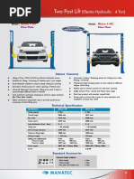 Hydraulic Two Post Lift Installation Guide | PDF | Elevator ...