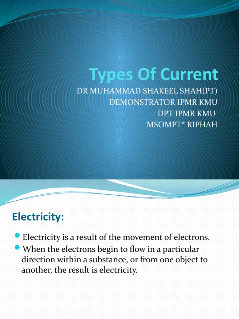 Types of Electric Current Explained | PDF | Science & Mathematics