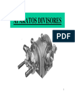 Aparatos divisores: tipos, funcionamiento y métodos de división