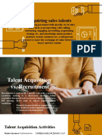 Acquiring Sales Talents