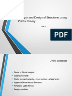 Analysis and Design of Structures Using Plastic Theory: Unit - 1