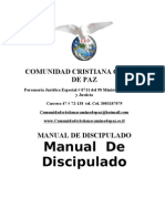Manual de Discipulado COMUNIDAD CRISTIANA CAMINO DE PAZ