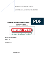 Analiza Economica Financiara Cris-Tim PDF