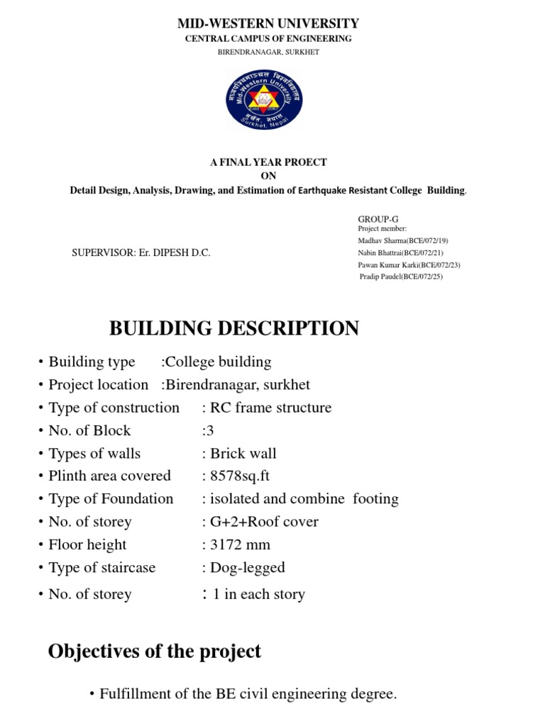 Cross Wall Design in Earthquake-Resistant Building | PDF | Reinforced ...