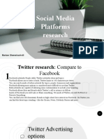 Social Media Platforms Research - Mariam Shereshashvili