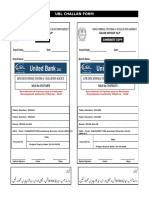 Ubl Challan Form