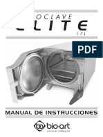 Manual de instrucciones autoclave Elite 17L