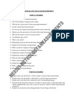 Unit - Ii Linear and Angular Measurement